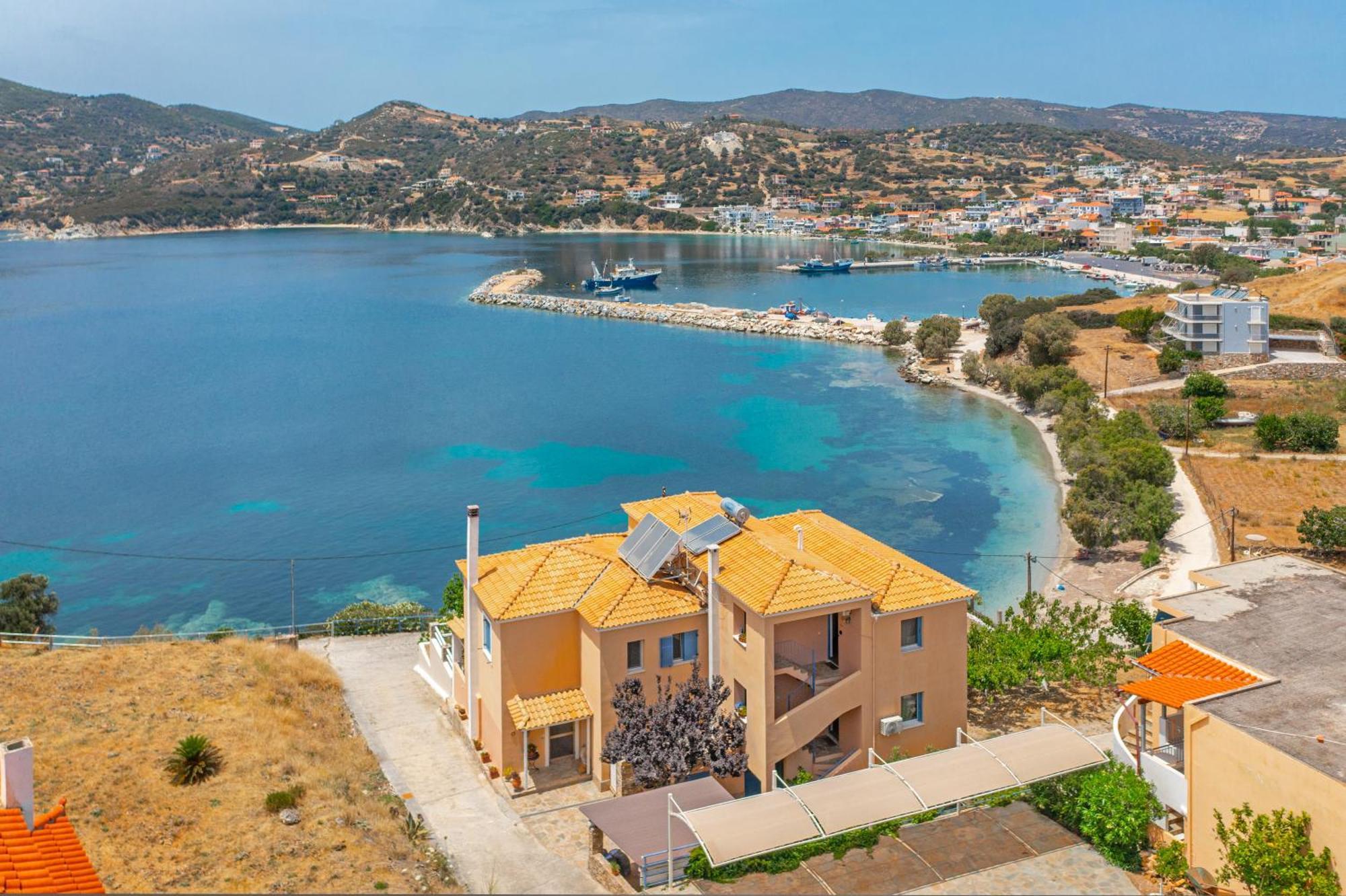 Niovi Seaview Apartments Agii Apostoli Exterior foto